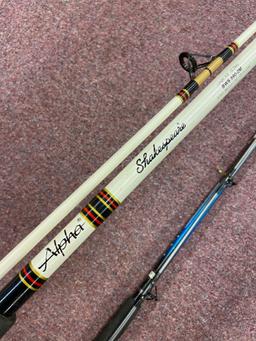 Shakespeare and Zebco Fishing Poles