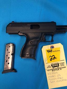 HI Point model 09 9mm pistol P1458936 with clips