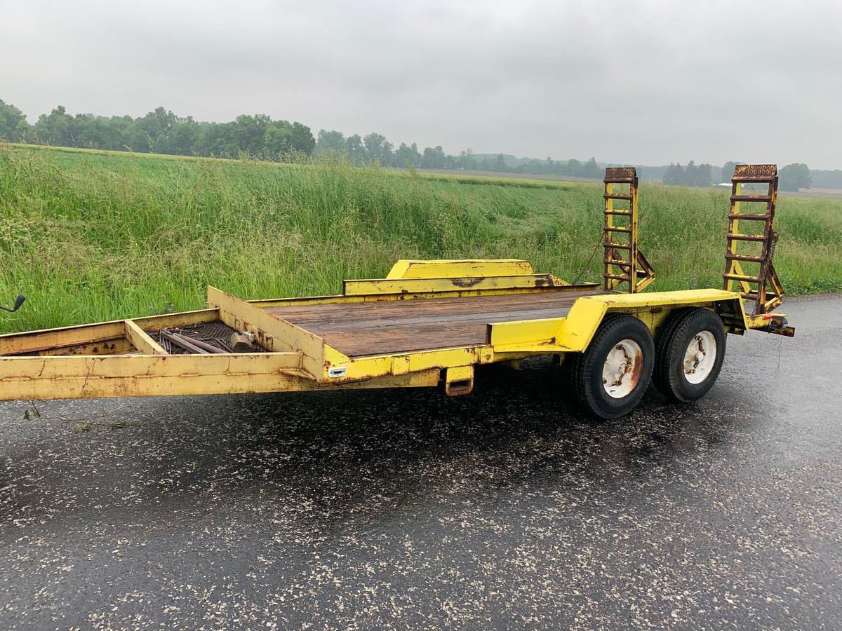 14ft tandem axle trailer