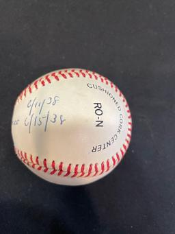 Johnny Vander Meer Cincinnati Reds Signed Ball Two Consecutive No Hitters