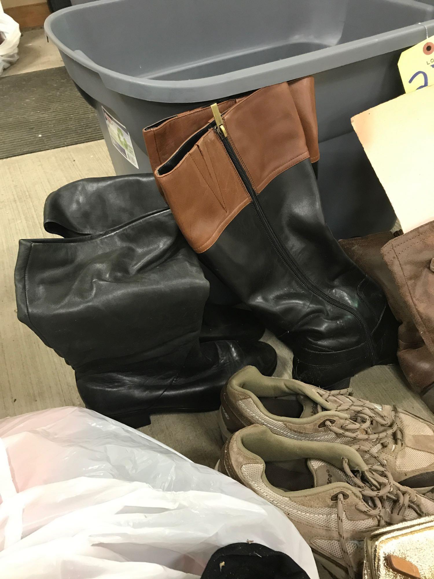 Handbags, purses, boots and shoes, 1 Coach l, liz Claiborne