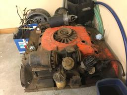 1967 Corvair engine and automatic transmission and parts parts, V6