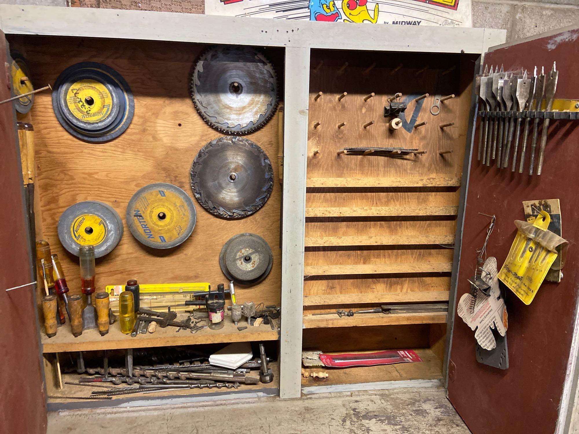 Cabinet and Contents