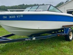 Thunder Craft boat w/ Mercury 2.5L inboard/outboard engine, needs all new interior.