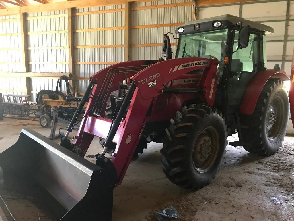 Clean Massey Ferguson HD Series 2680 4x4 diesel tractor with loader - Only 680Hrs!