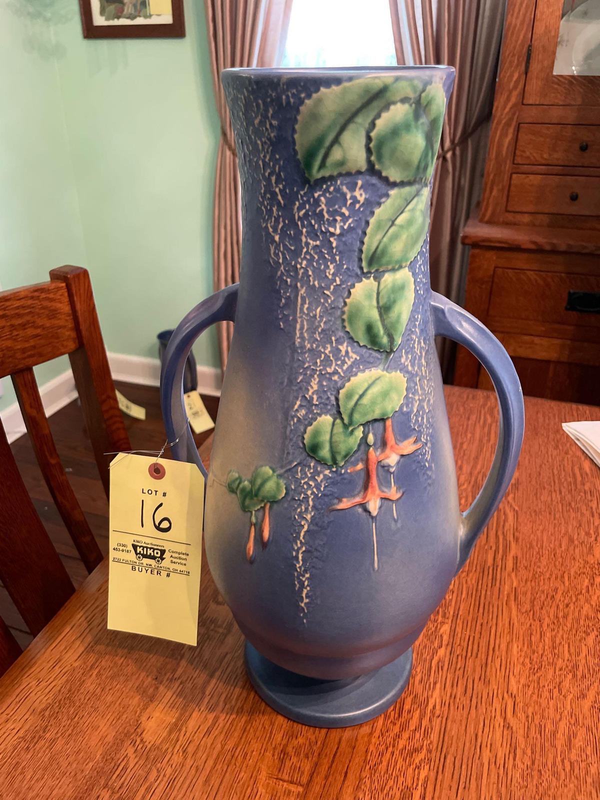 Roseville Double Handled Vase
