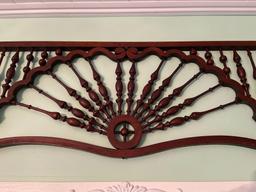 Antique Oak Victorian Fretwork