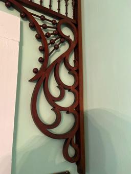 Antique Oak Victorian Fretwork