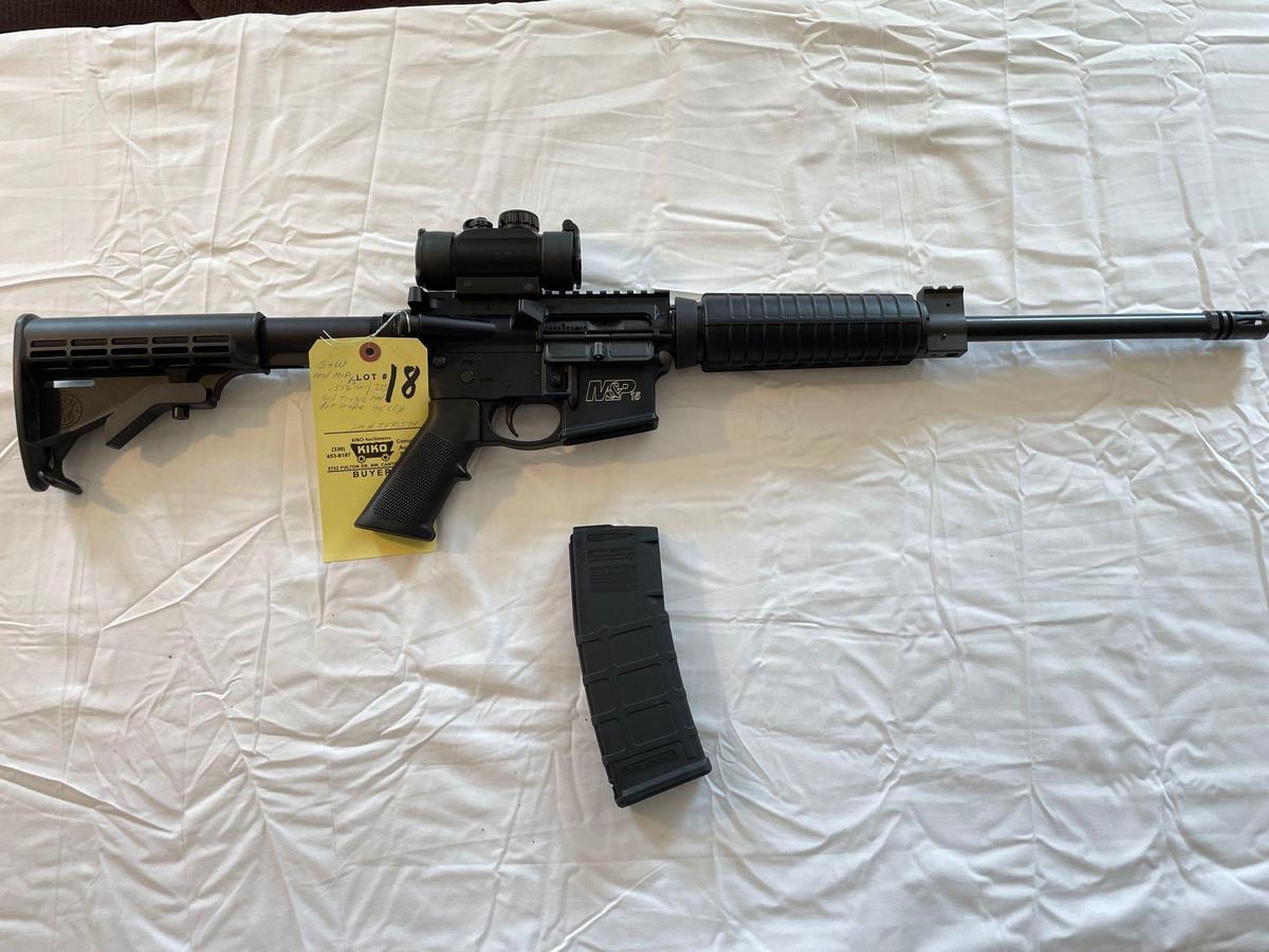 Smith & Wesson M&P 15, .223, .556 cal., w/ TRUGLO red dot & 30 round mag