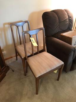(2) mid-century dining chairs