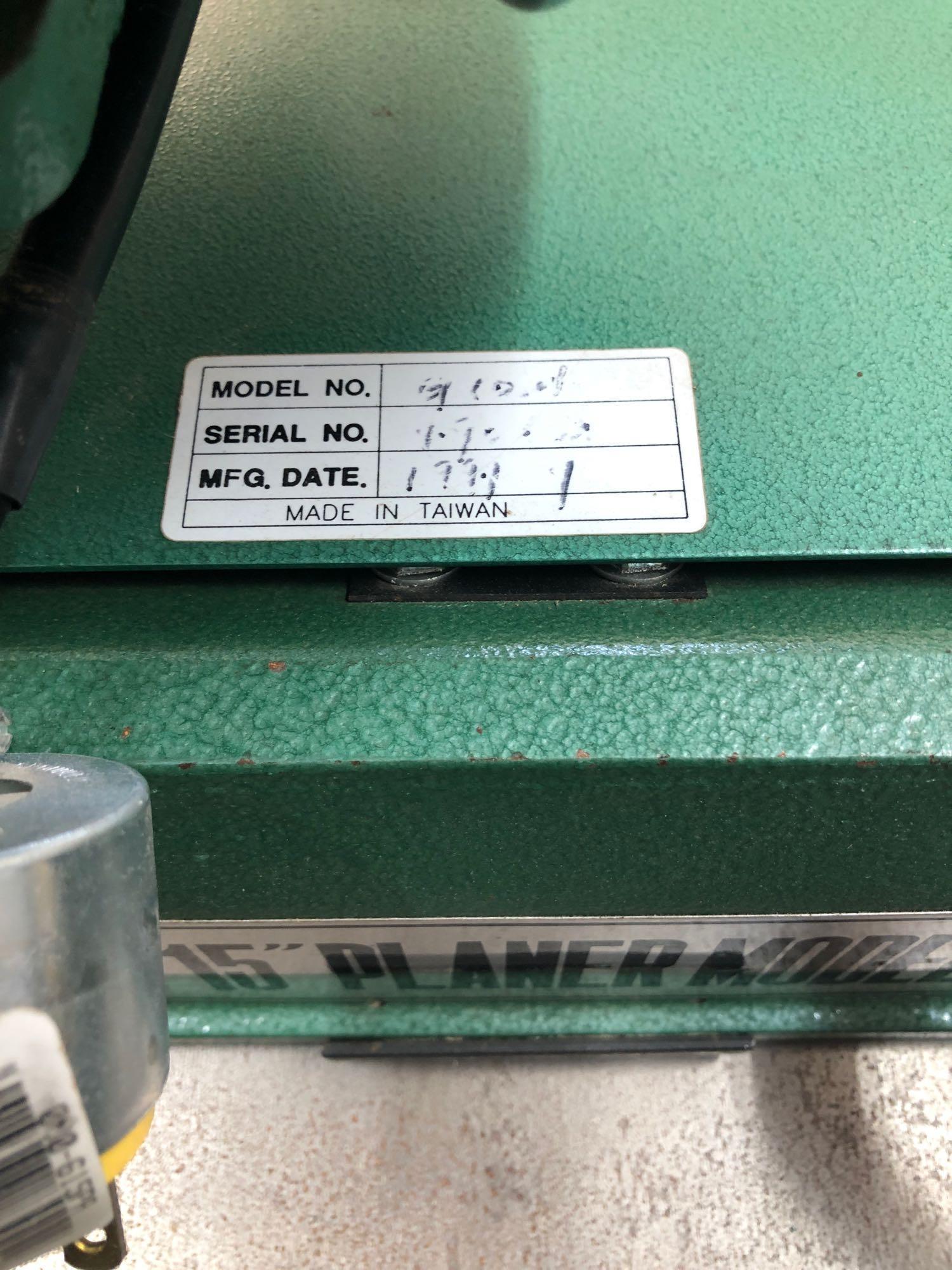 1997 Grizzly 15 inch planer model G1021