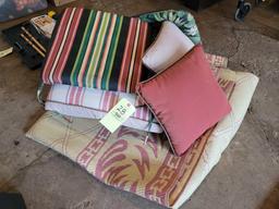 Outdoor Rug and Cushions