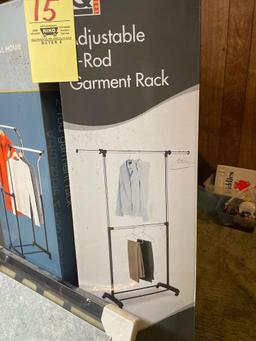 Two new adjustable clothes racks - picture frames