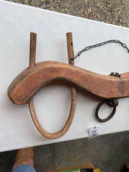 Antique ox yoke