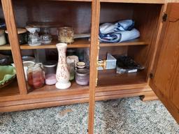 Contents of china cabinet