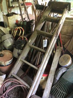 Yard Tools, Ladder, Lights, Misc.