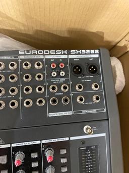 Eurodesk SX3282 32 input 8 bus studio / live mixer