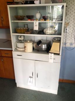 White Metal Cabinet