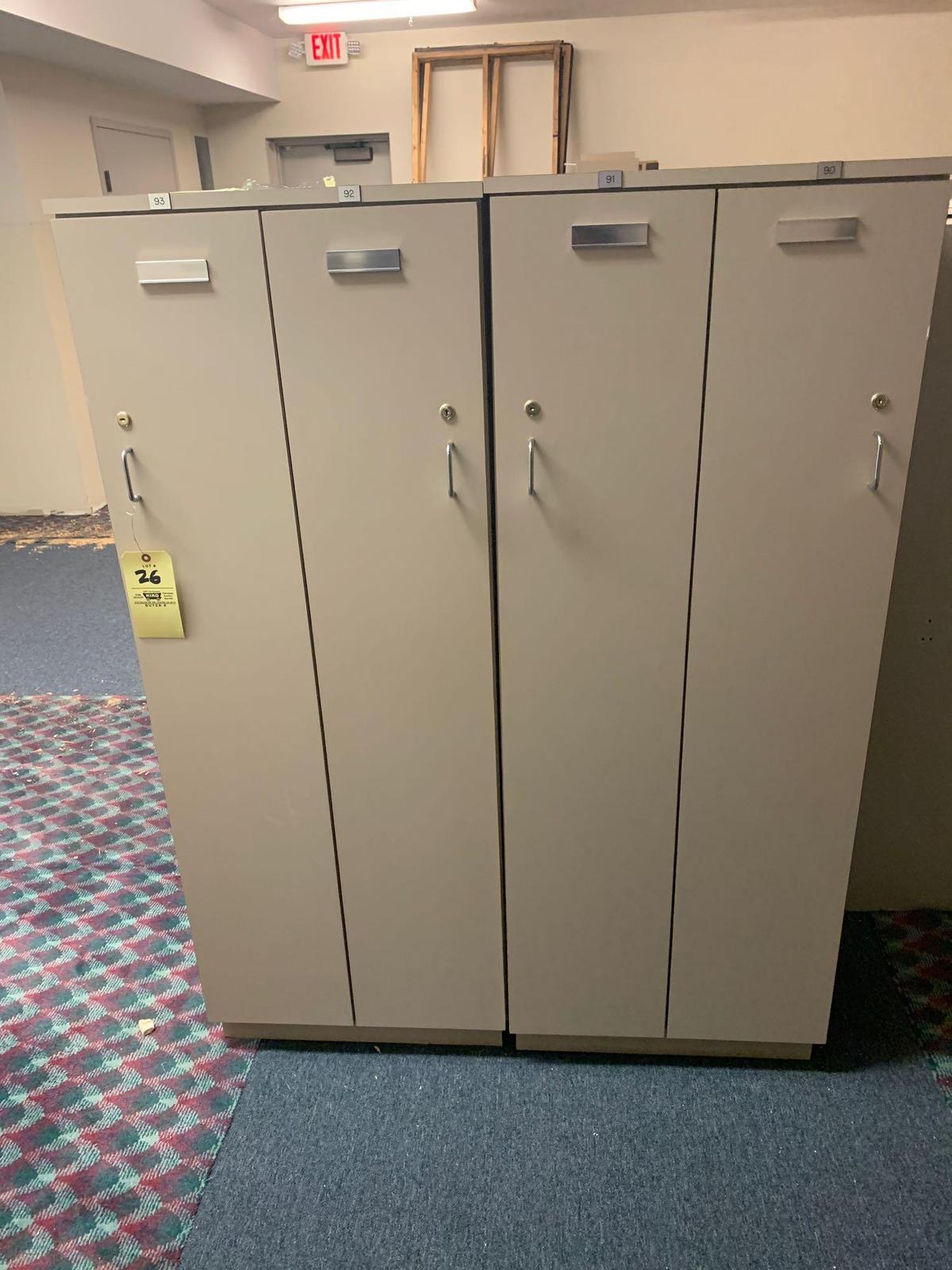 6 Two Locker Sections