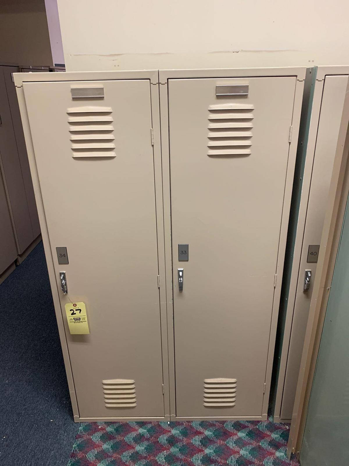 4 Two Locker Sections