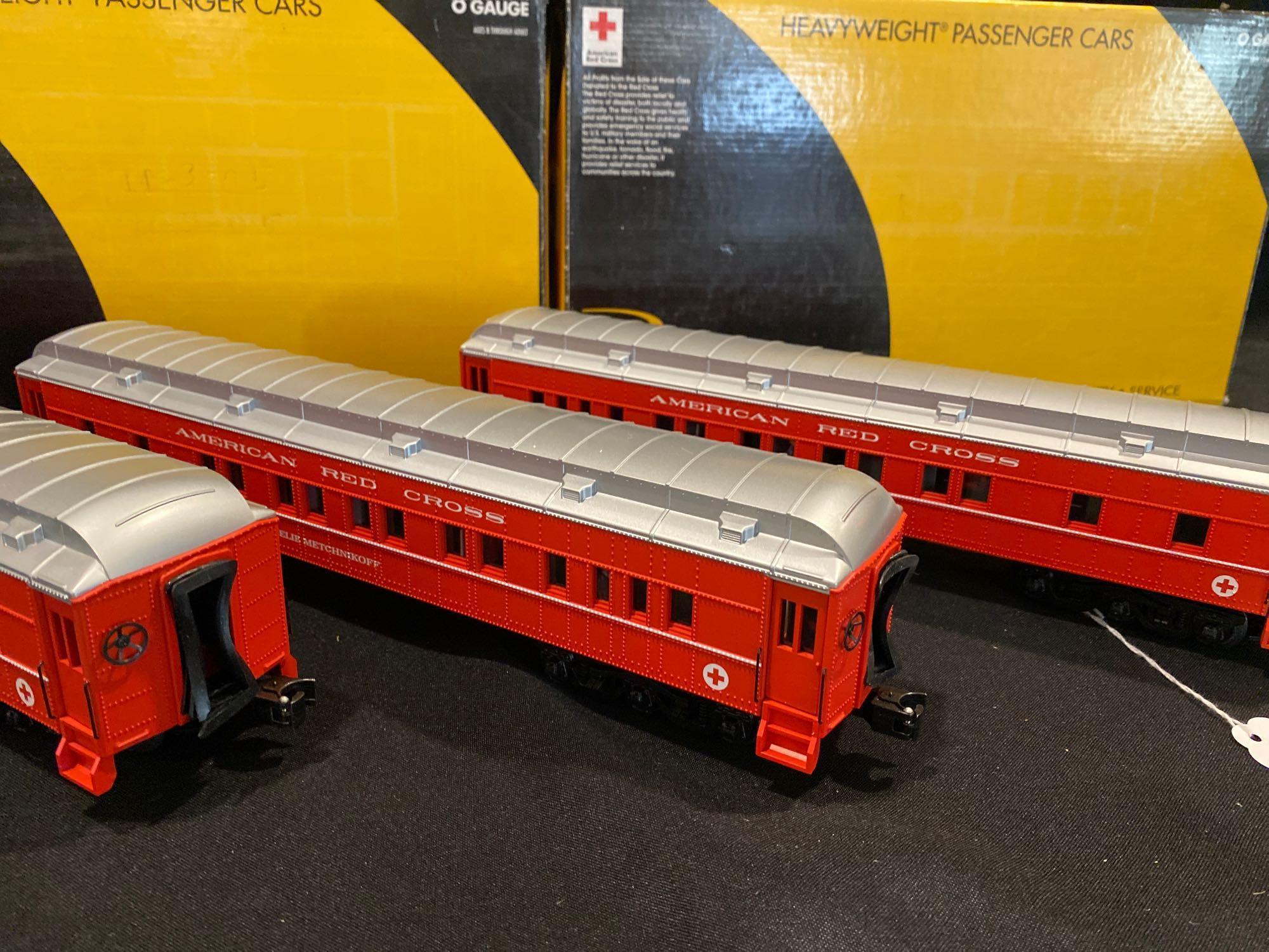 K-Line Heavyweight Passenger Cars American Red Cross 3-car set