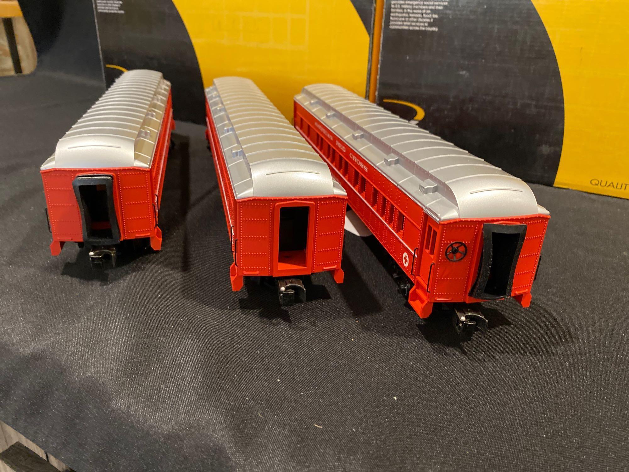 K-Line Heavyweight Passenger Cars American Red Cross 3-car set