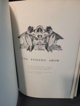 The Passing Show drawings by AB Wenzell, book size 1ft x 1 1/2ft