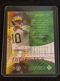 2000 Upper Deck #77 Tom Brady rookie card. #911 of only 2000 made!