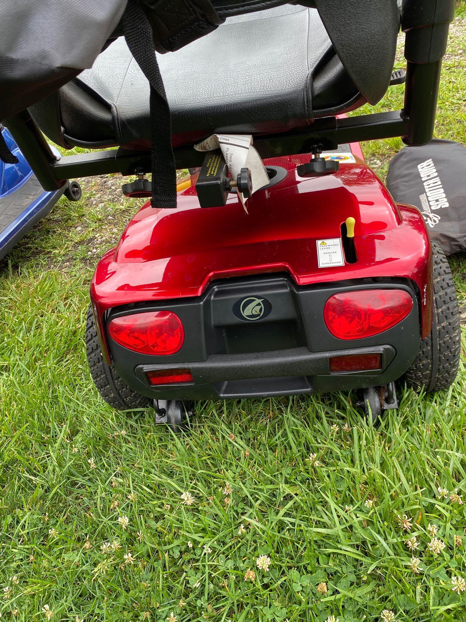 Golden Companion mobility scooter with charger and cover, works