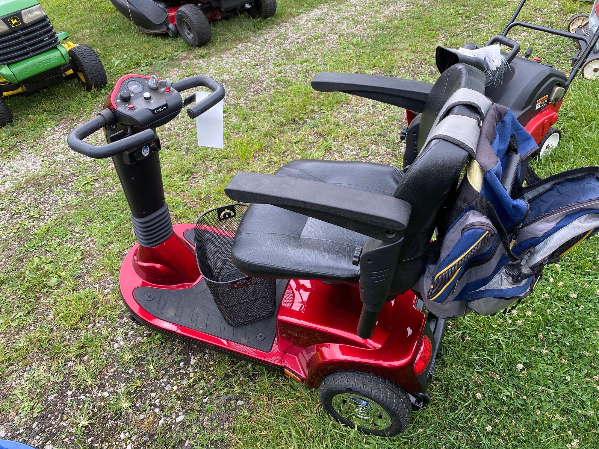 Golden Companion mobility scooter with charger and cover, works