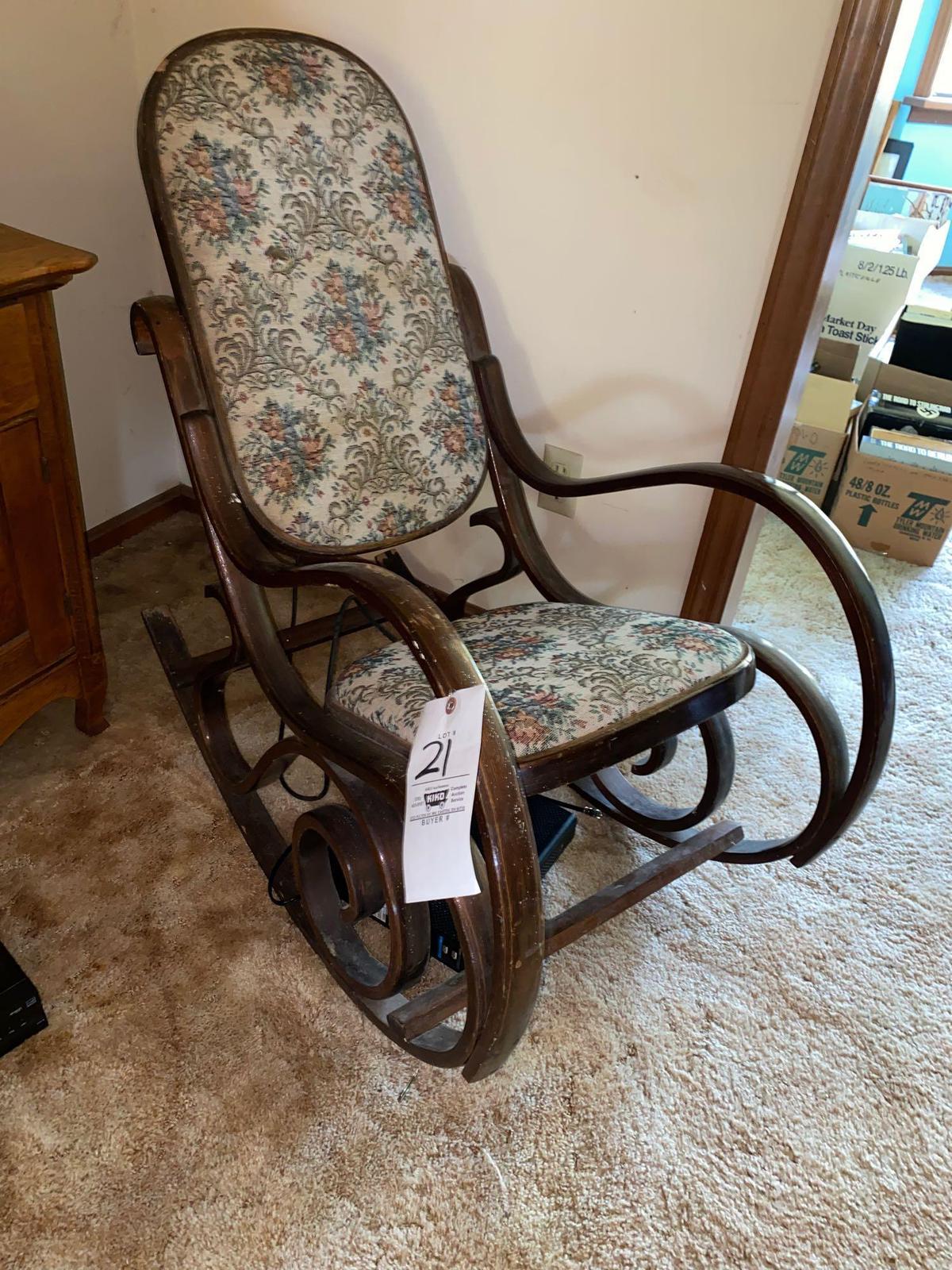 Bentwood rocking chair