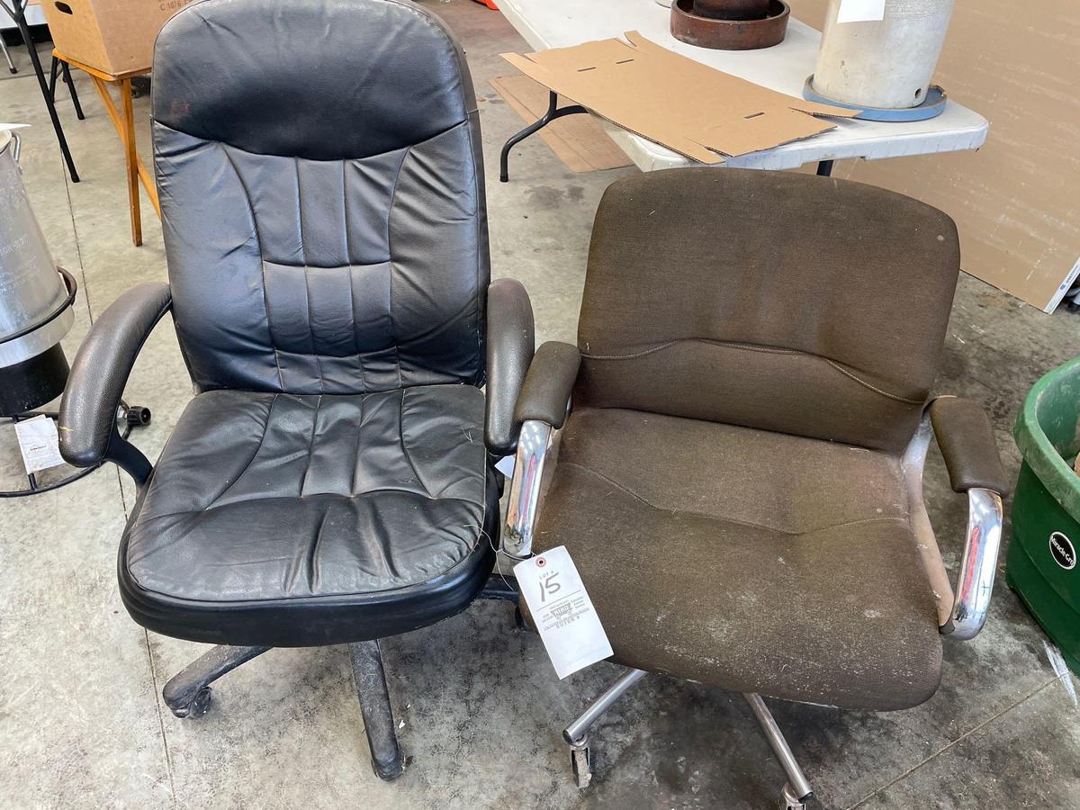 Two office chairs