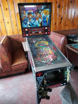 Williams Rollergames pinball machine, no key