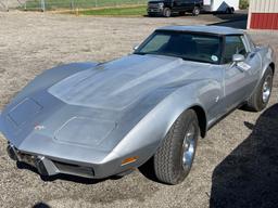 1979 silver Corvette. 53,409 miles. Runs.