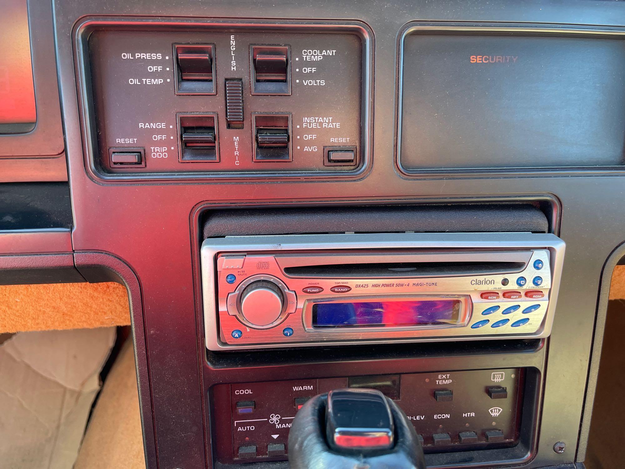 1989 black Corvette. 54,206 miles. Runs.