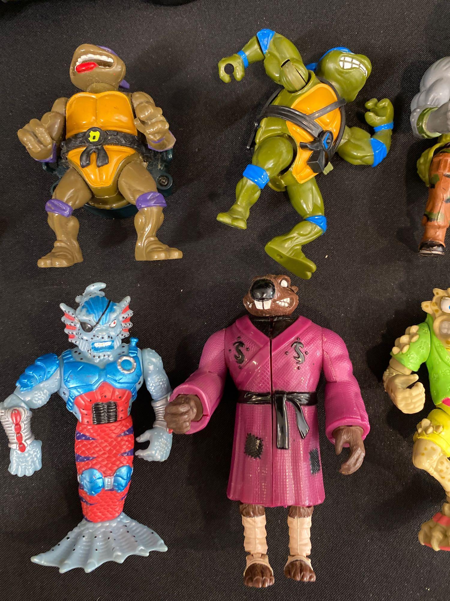 Vintage Teenage Mutant Ninja Turtles Action Figures, Vehicles, Weapons