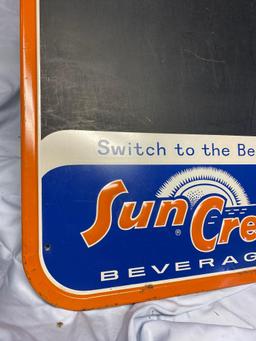 Sun Crest Beverages "specials" sign board