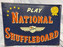 National Shuffleboard sign