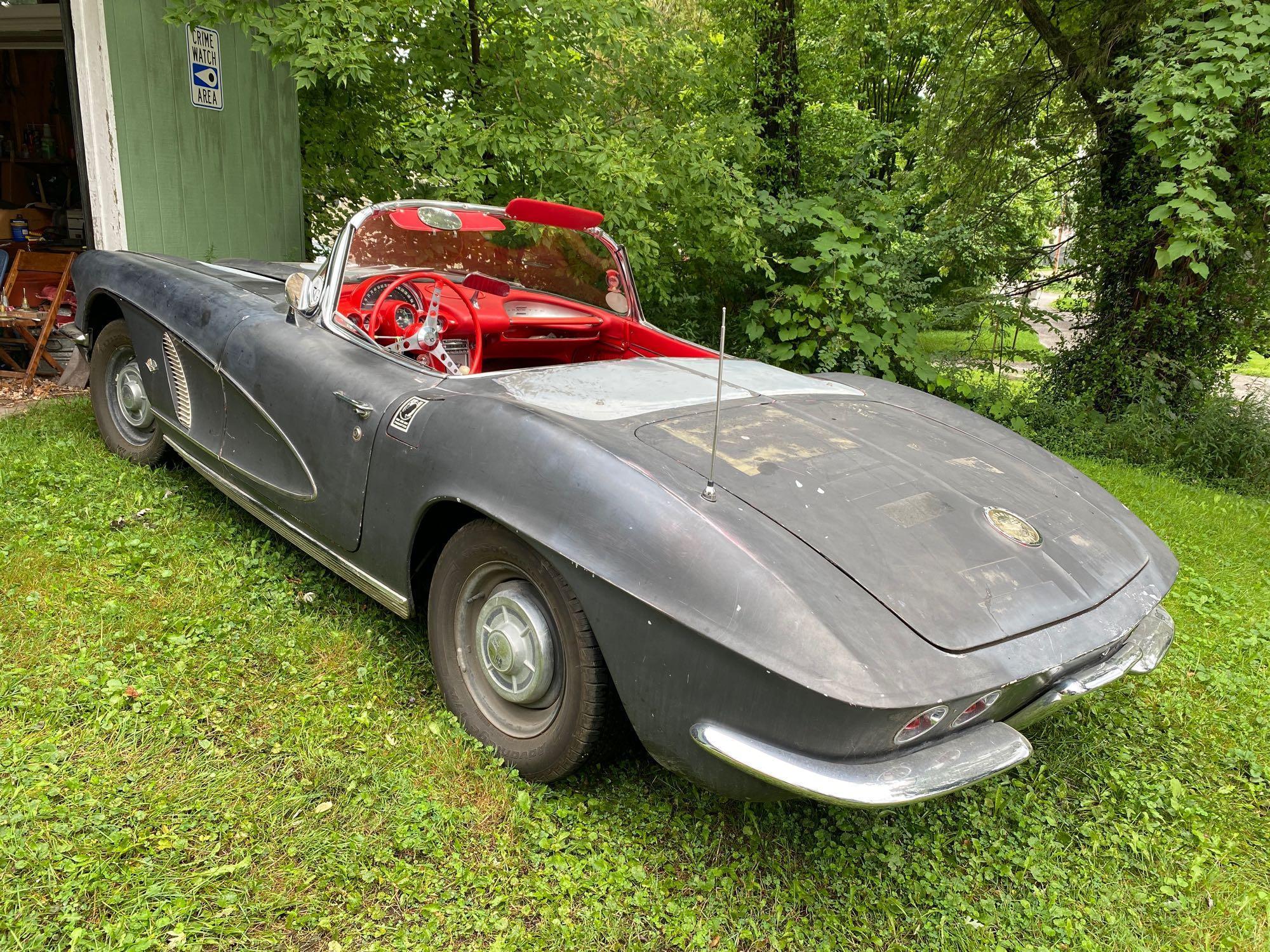 1962 corvette hard top convertible, California car