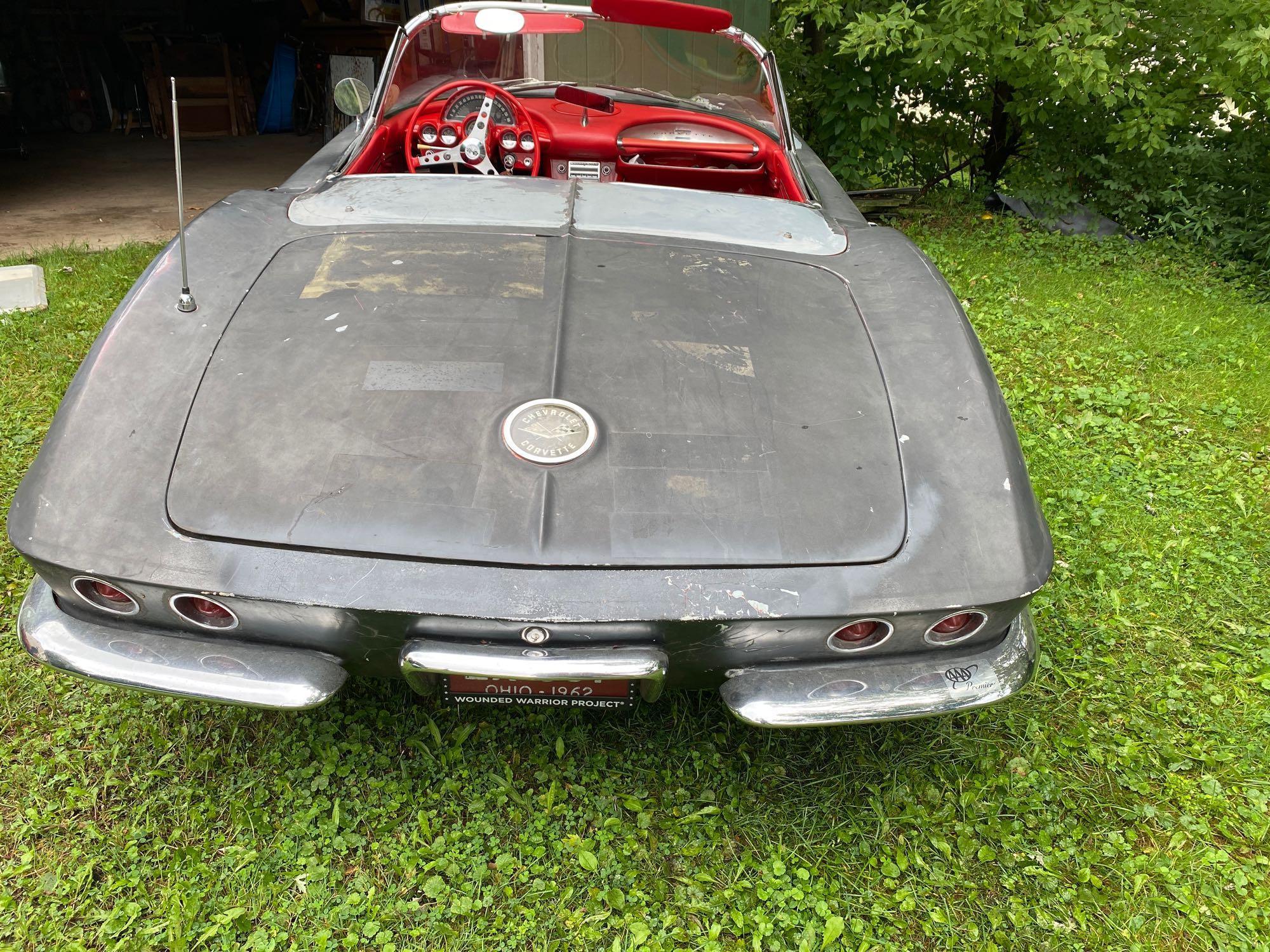 1962 corvette hard top convertible, California car