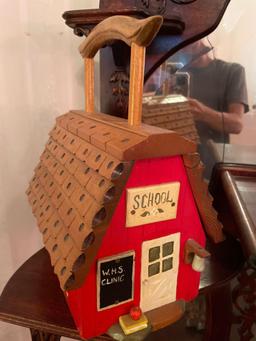 Pair of wood handbag from Gatlinburg Tenn.