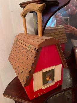 Pair of wood handbag from Gatlinburg Tenn.