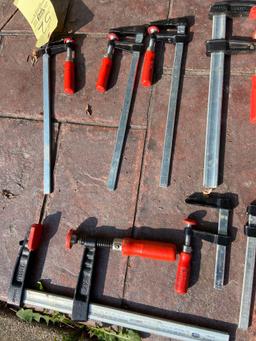 (10) Bessey Bar Clamps