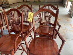 (4) Cherry bar stools