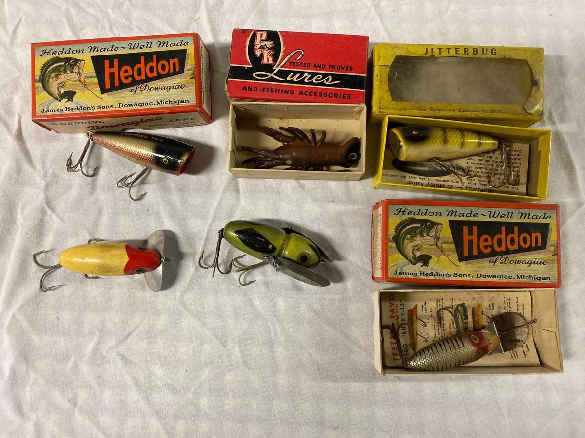 (6) Old lures.