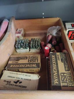 Assorted Brass, Ammo and Handgun Cases