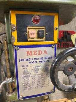 Meda model 30 drilling and Milling machine