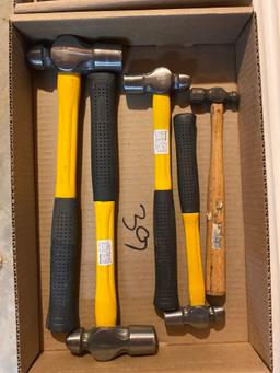 Files - ball peen hammers - tools