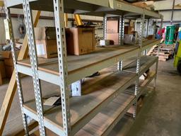 2 sections double sided shelving