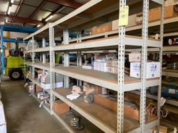 3sections double sided shelving